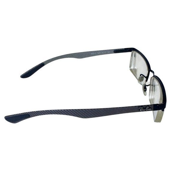 Ray Ban Carbon Fiber Black Mens Eyeglasses Frames RB8412 2503 54 17 145‎ - Picture 1 of 5
